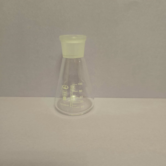 ერლენმეიერის ( კონუსური ) კოლბა   100 მლ