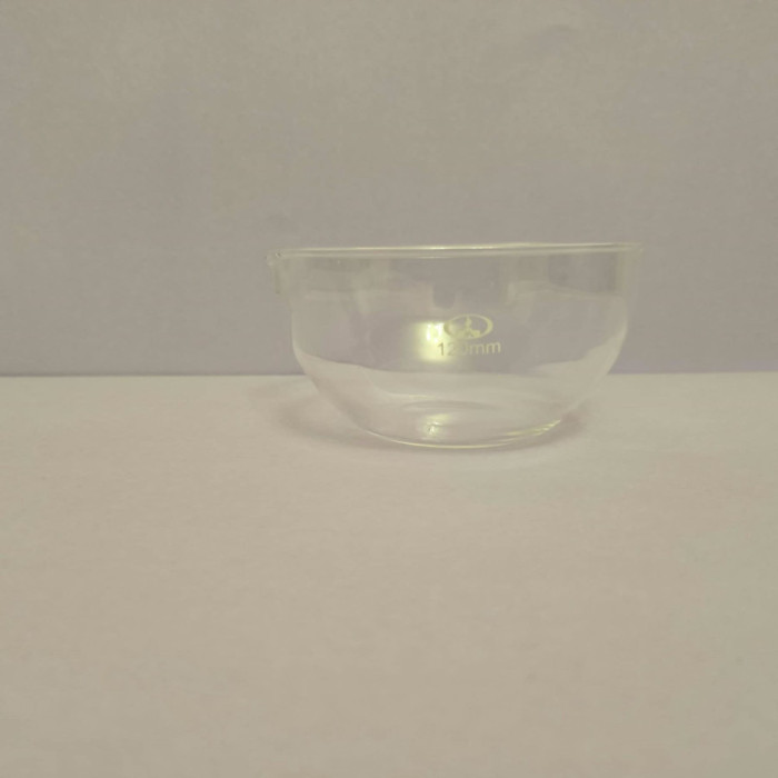 მინის  ასაორთქლებელი ფიალა 120 მმ